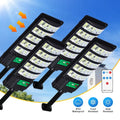 4/2pcs Outdoor Solar Street Lights Outdoor Waterproof Dusk To Dawn, Commercial Solar Parking Lot Lights With Motion Sensor, Solar Powered Street Light For Yard, Outside，summervibes