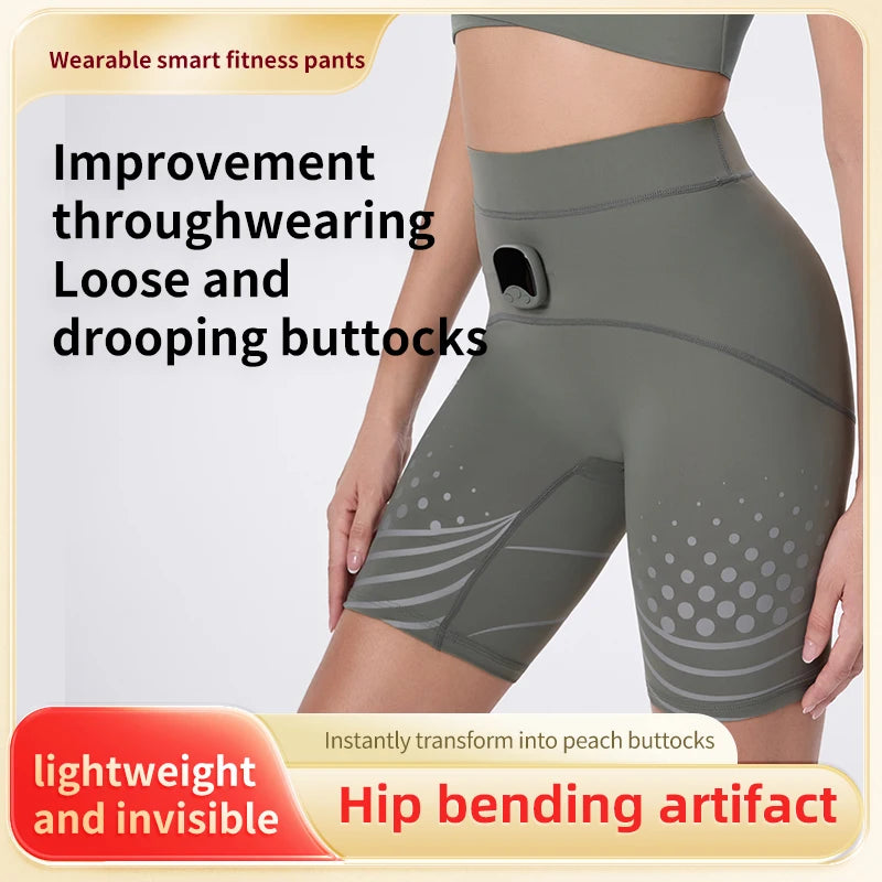 EMS Muscle Stimulator Hip Trainer - Gray Fitness Butt Lifter Relaxation Treatment Tidesmit