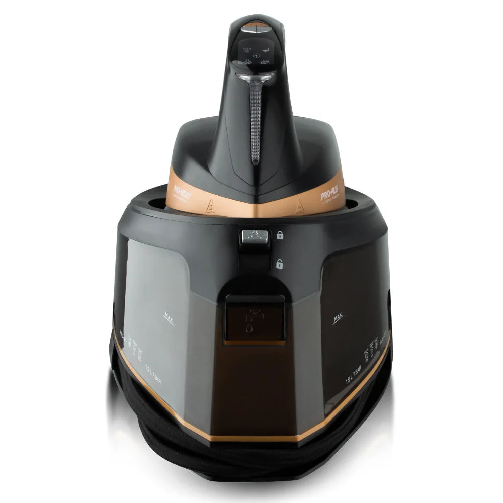 Tidesmit 3000W steam iron featuring a 1.5L water tank and nonstick ceramic soleplate with anti-drip self-cleaning