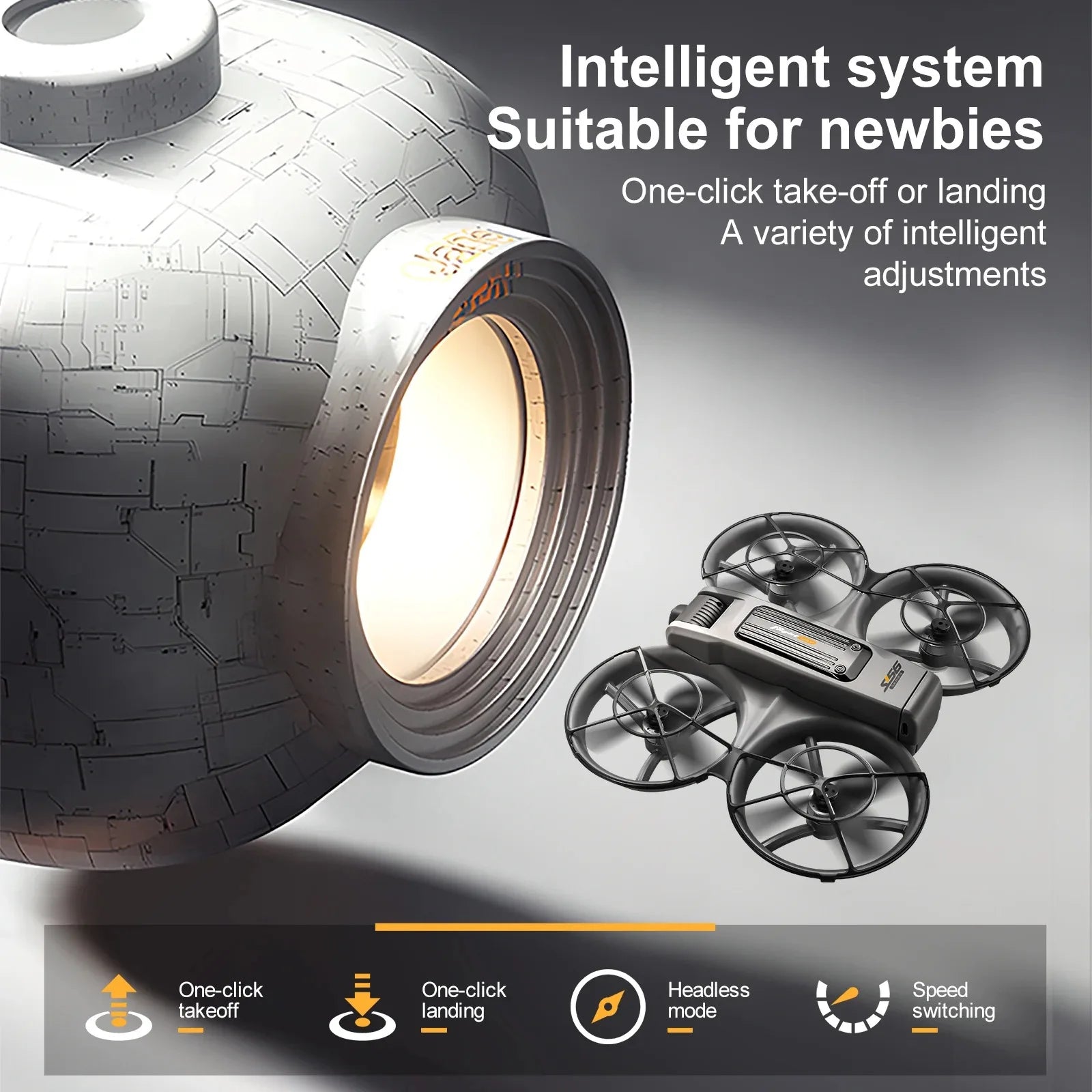 4K Camera Drone with Dual Lens and Brushless Motor - S156 Foldable Tidesmit