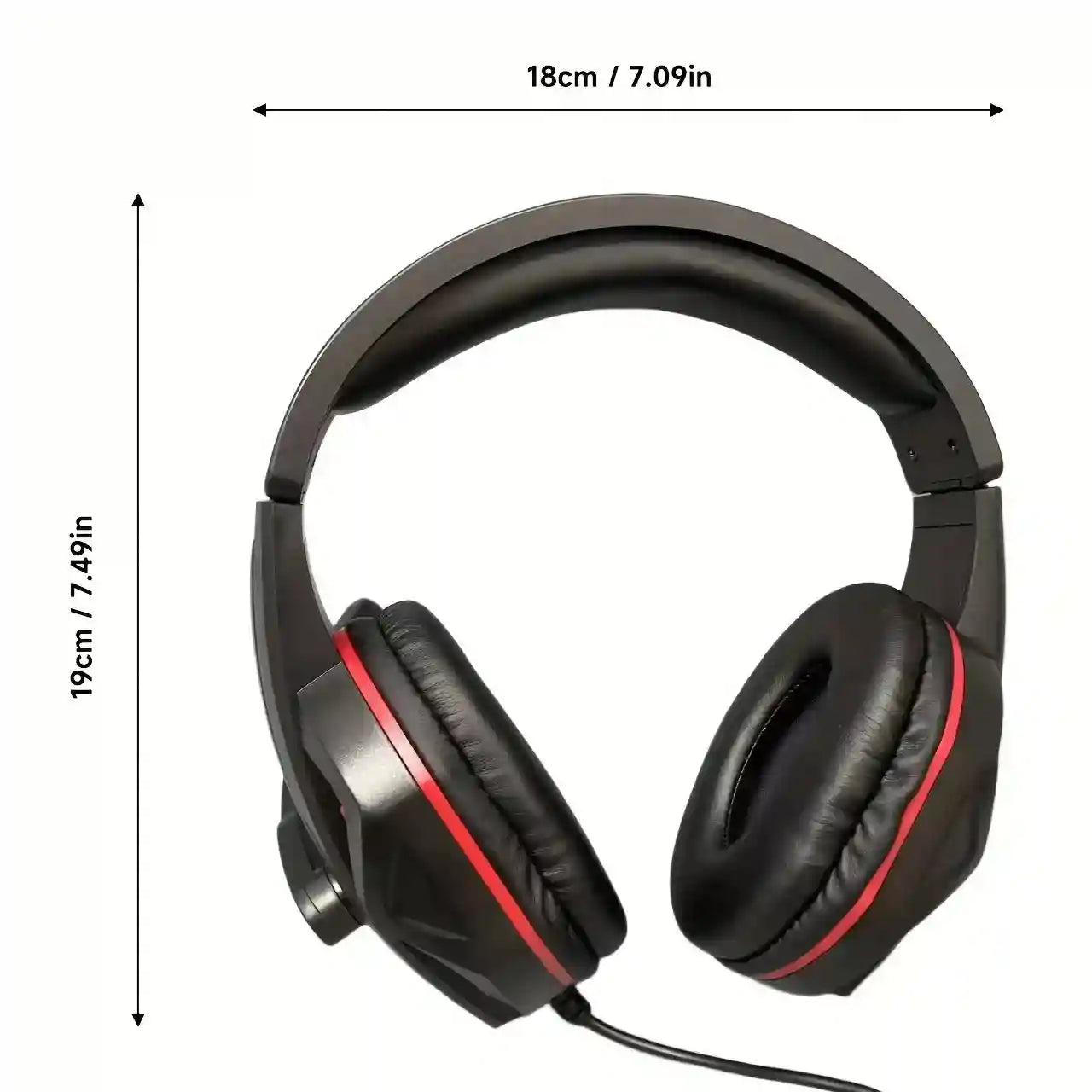 Gaming Headset with Mic | Deep Bass Over-Ear Wired Audio by Tidesmit Tidesmit