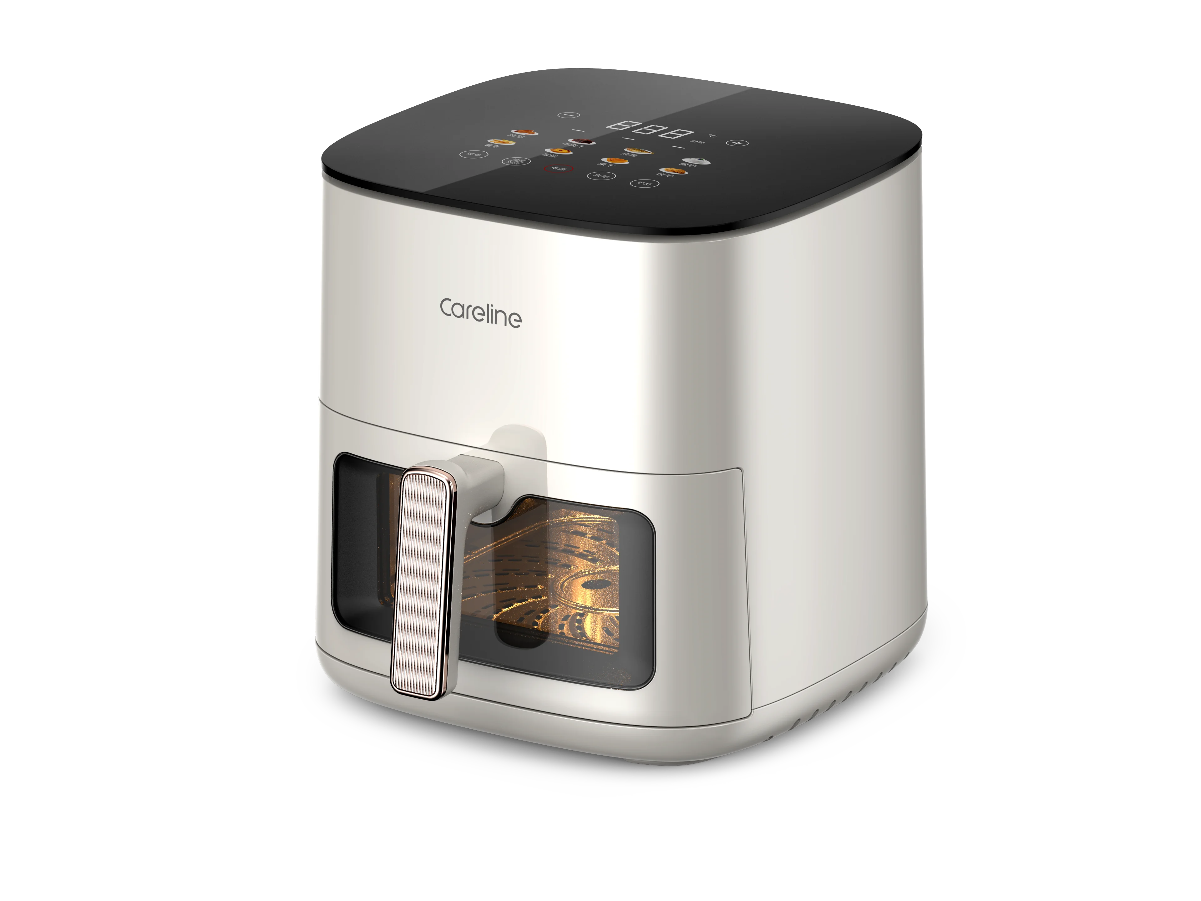 3L 5L 7L Modern Square Air Fryer with Stainless Steel Heating Plate and LCD Display Factory Direct Sale Oil-Free Oven