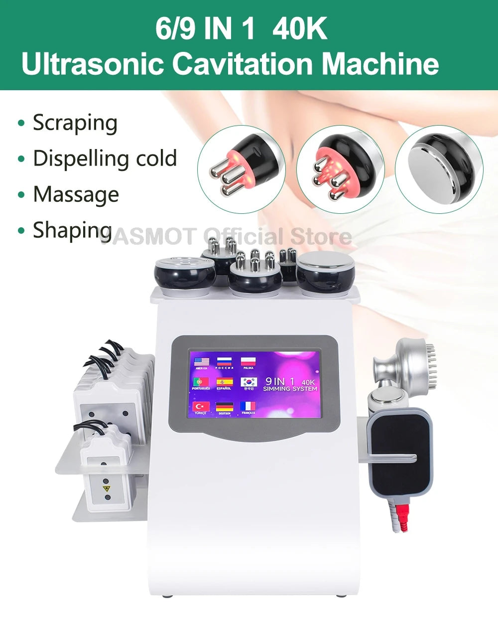 9-in-1 Ultrasonic Cavitation PMU Machine | Professional Skin & Beauty Kit Permanent Makeup Machines Tidesmit
