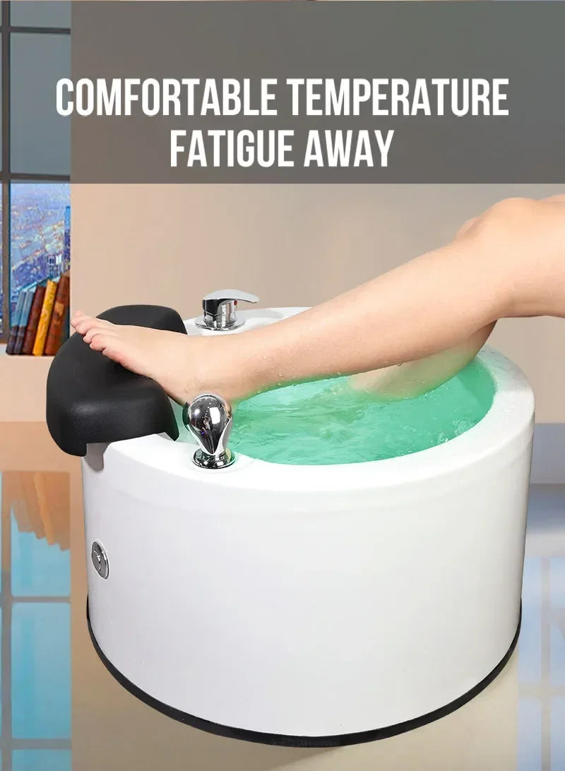 Electric Pedicure Basin with Massage Jets - 220V/110V Pro Model Massage Chairs Tidesmit