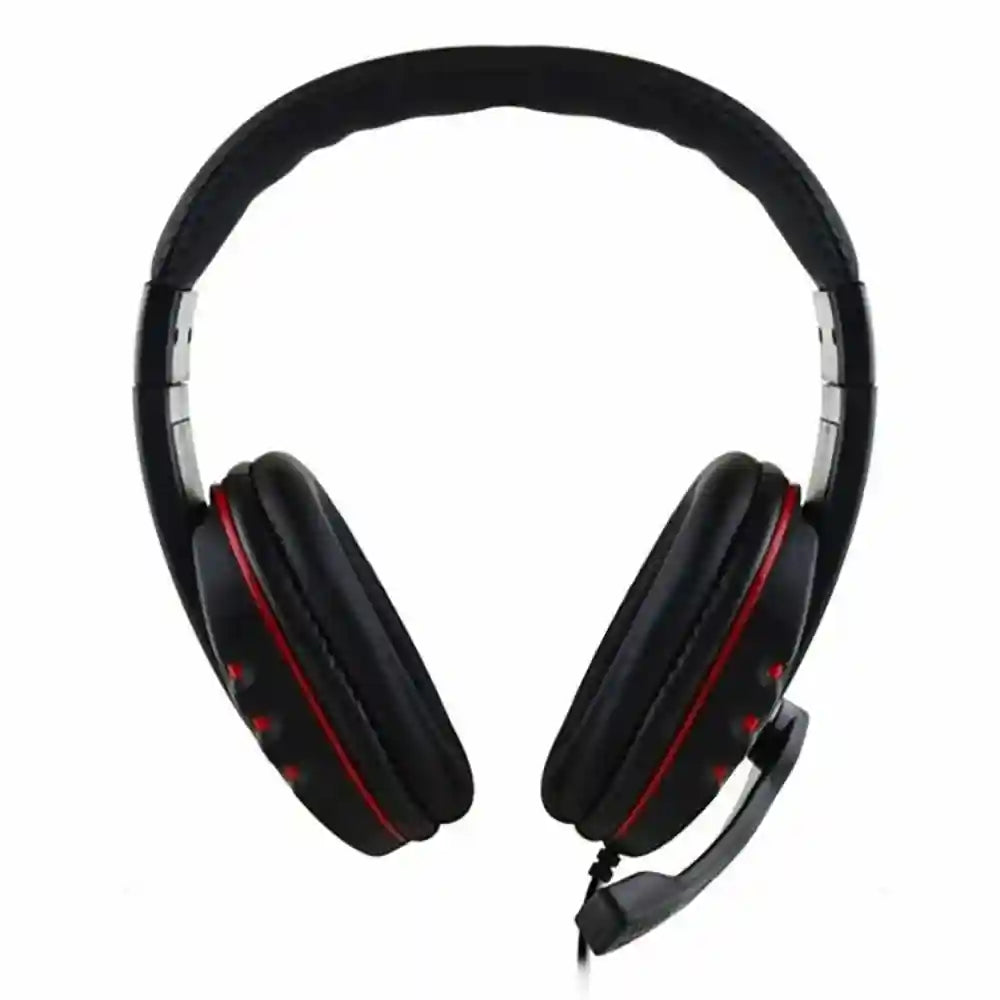 Wired Gaming Headset with Mic for PC and PS4 - Blue/Red Tidesmit