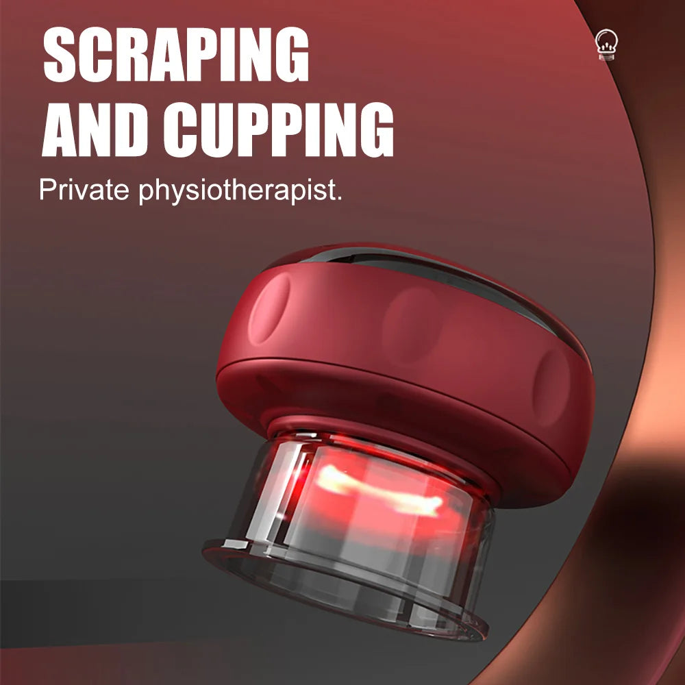 Smart Vacuum Cupping Massager - Portable Electric Muscle Relief Tool Body Shaping Massage Equipment Tidesmit