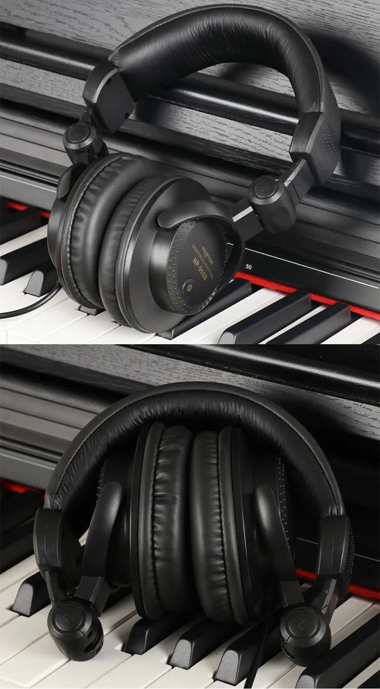Studio Monitor Headphones with Active Noise Cancellation - Wired Over-Ear Tidesmit