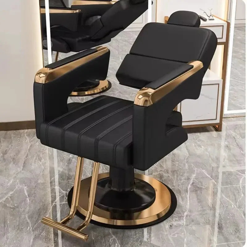 Professional Hydraulic Barber Chair Reclining Salon Seat - Tidesmit Massage Chairs Tidesmit