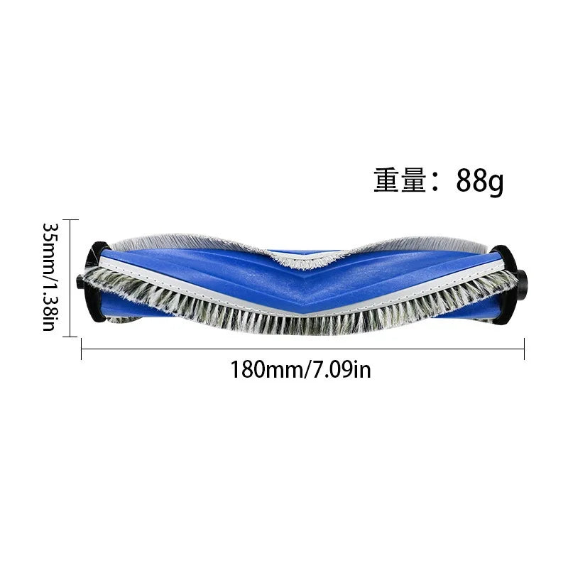 Tidesmit replacement parts set including dust bag, brush, and filter for Ecovacs T30 Pro and Yeedi M12 Pro+ vacuums