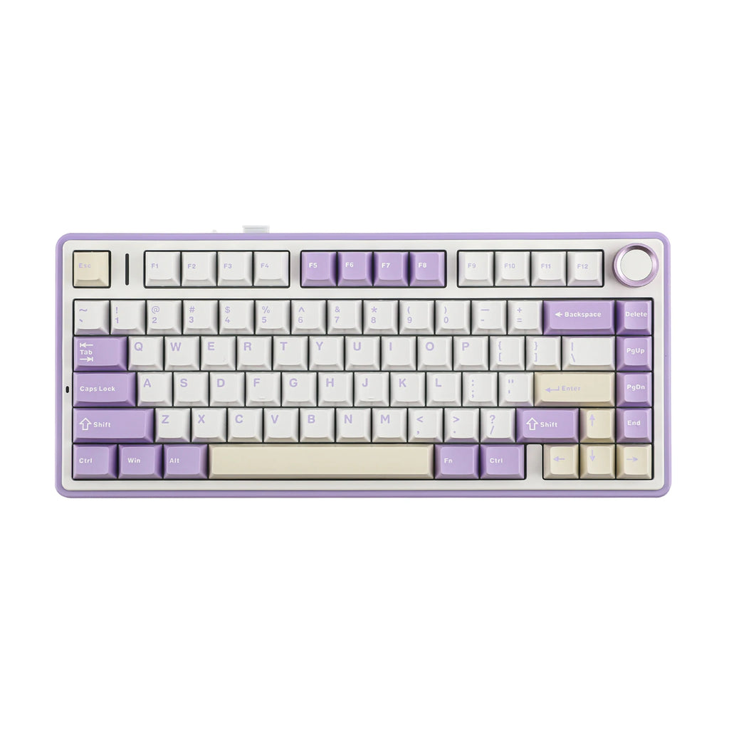 EPOMAKER x AULA F75 75% ANSI Hot-Swap Gasket Bluetooth 5.0/2.4G Wireless/Wired Mechanical Keyboard PBT Keycaps for Mac/Win