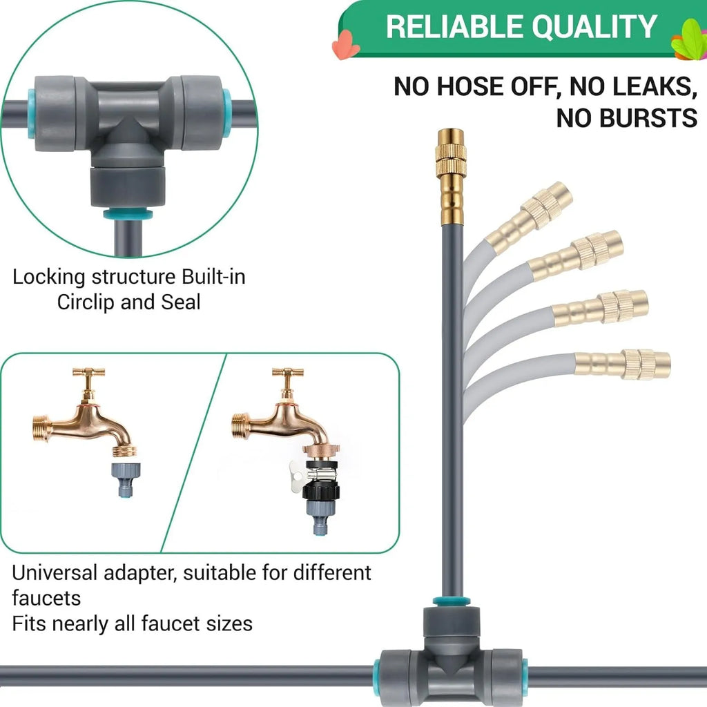 20/30M DIY Drip Irrigation System Automatic Watering System Garden Hose Micro Drip Garden Watering Kits Adjustable Drippers