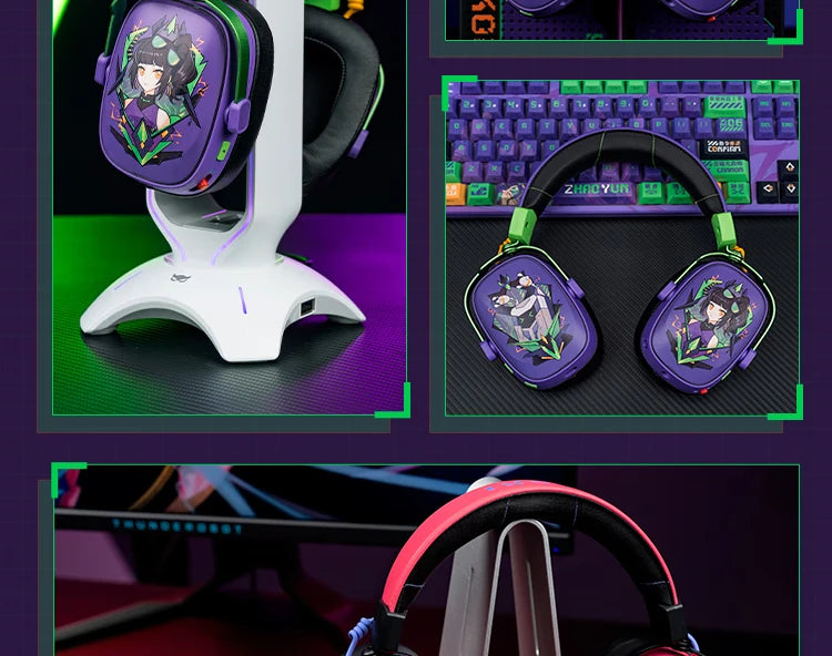 Tidesmit VK S1 Wireless Gaming Headset: Low Latency 15ms Audio Tidesmit