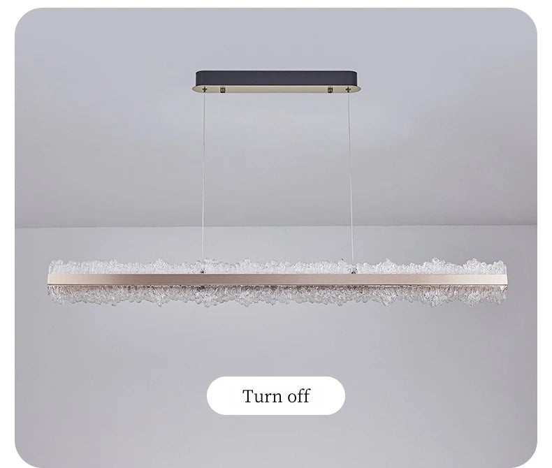 LED Ring Light Chandelier 120cm - Dimmable Rose Gold & Grey Tidesmit