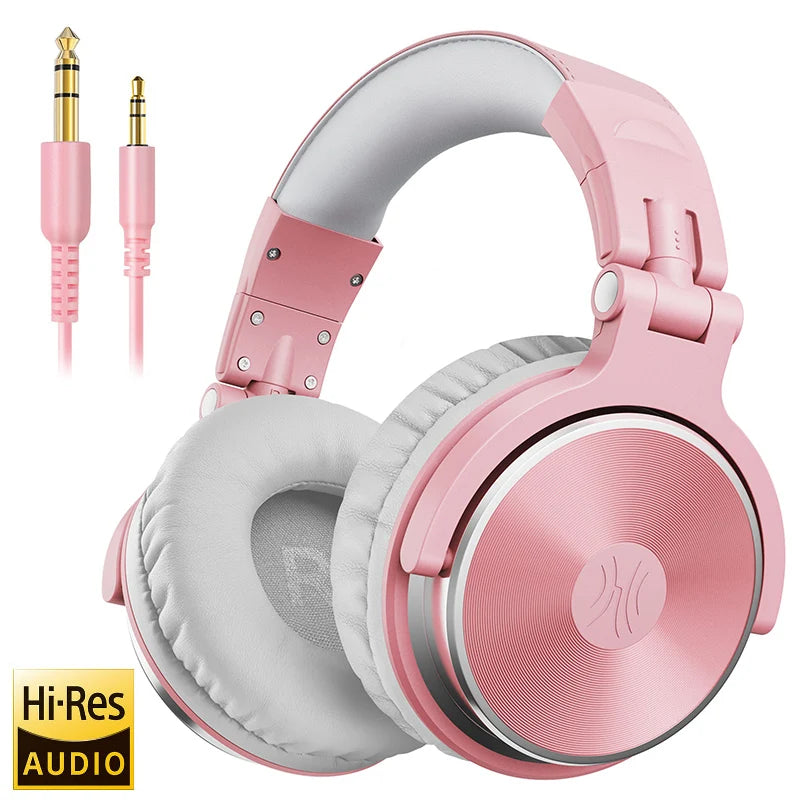 Studio Monitor Wired Headphones - High-Res Audio Pro-10/50 Series Pro-10-Pink Tidesmit