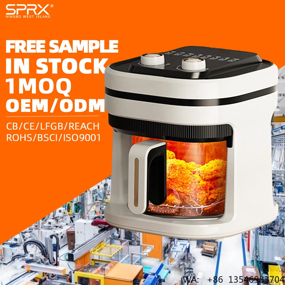New Design 5l Electric Fryer Kitchen Oil-free Air Fryer Factory With Great Price