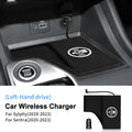 Wireless Charger Pad for Nissan Sentra 2020-2025 LHD, Qi Certified LHD Tidesmit