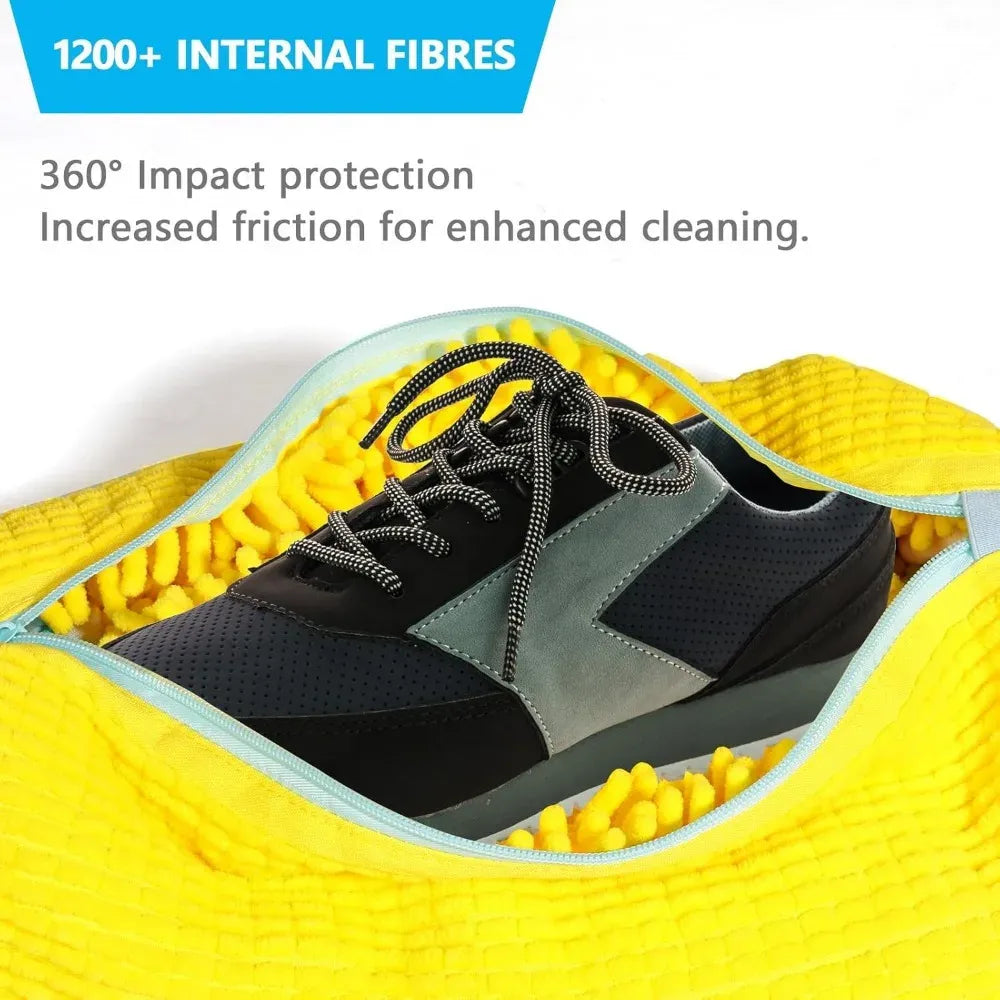 Durable Shoe Washing Machine Bag with Chenille Lining