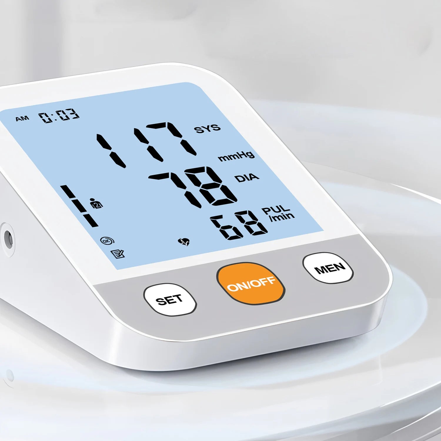 Blood Pressure Machine LED Display Digital Upper Arm Blood Pressure Monitor Automatic Tonometer BP Meter Arm Cuff Test Kit
