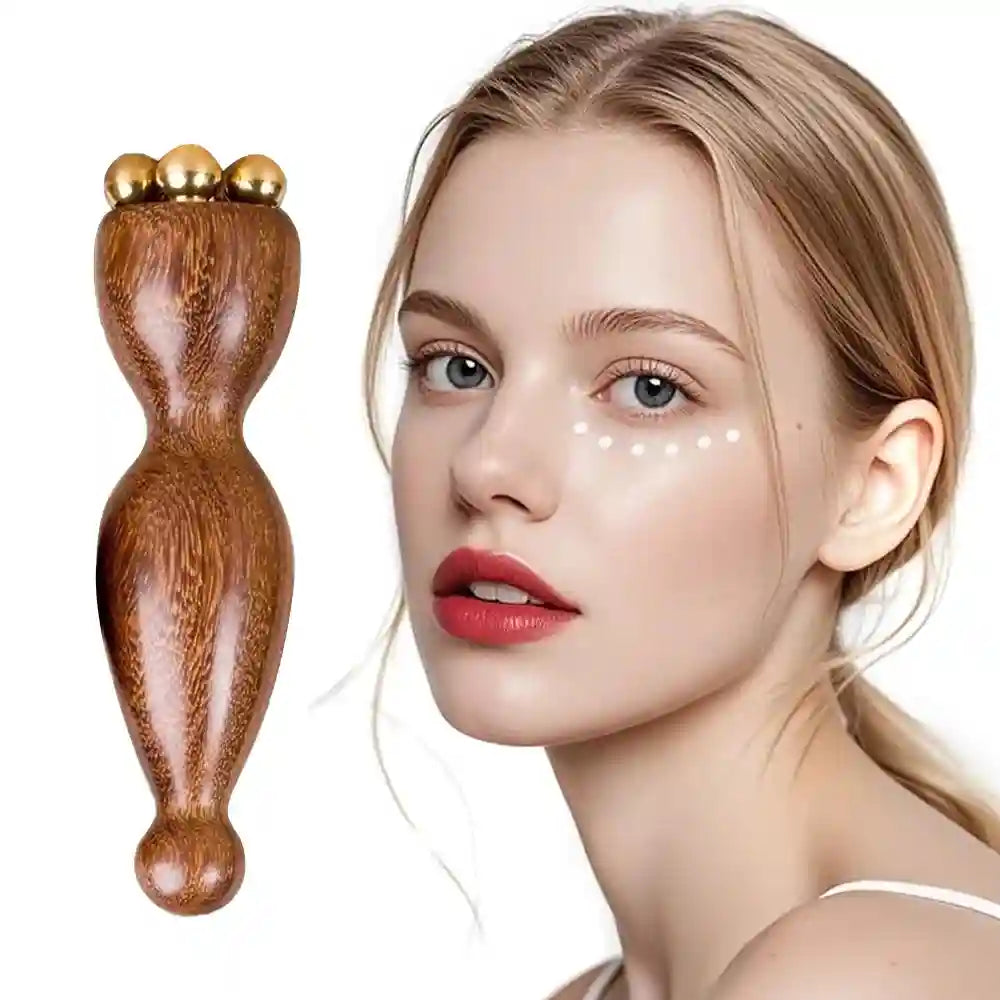 Gua Sha Eye Massage Tool – Brass Lotus Seedpod for Facial Puffiness Eye Massage Instrument Tidesmit