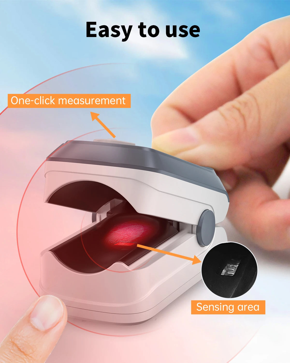 HealthTree Finger Pulse Oximeter Blood Oxygen Saturation Meter Heart Rate Monitor OLED Oximetro De Dedo SPO2 PR PI RR Bluetooth