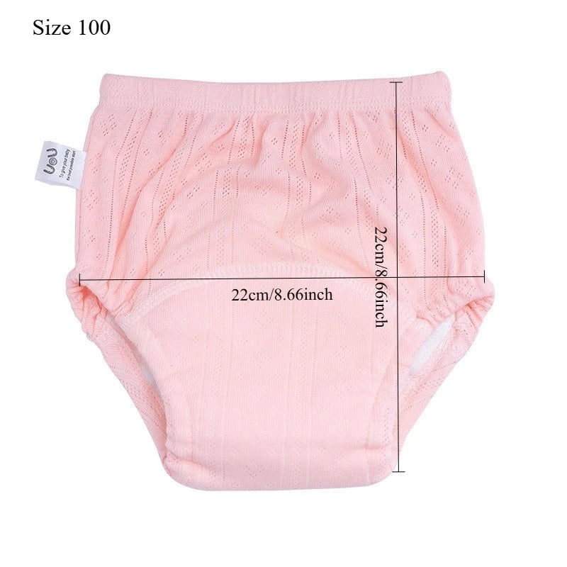 3pcs/lot Newborn Training Pants Cotton Thin Summer Baby Shorts Washable Boy Girls Cloth Diapers Reusable Nappies Infant Panties