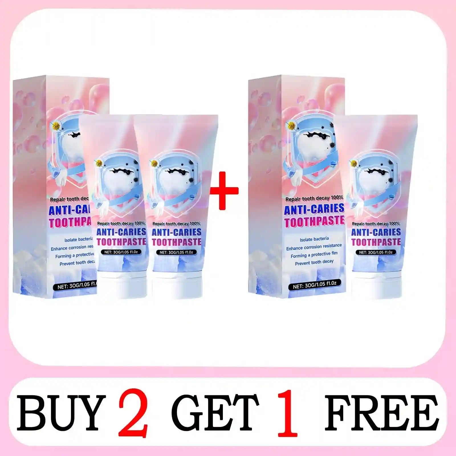 Tidesmit Rapid Repair toothpaste gel for teeth whitening and soothing sensitivity relief