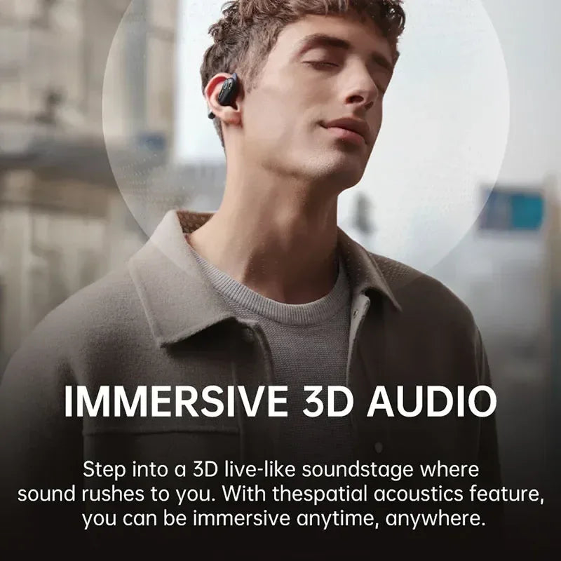 Baseus Bowie MF1/Eli 15i Fit Open-Ear Sport Wireless Earphones Bluetooth 5.4 EarHooks Big Bass Sport Earbuds 60Hrs Playtime Tidesmit