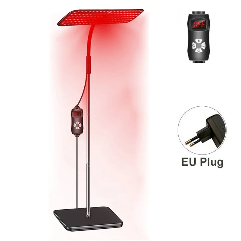 Near Infrared Light Panel 660nm 850nm Red Light Lamp With Timer Face and Body Home Use Relief Pain Device with Adjustable Stand