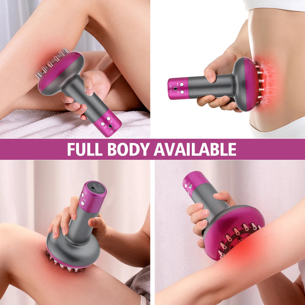 Electric Gua Sha Massager - Heated Portable Device for Lymphatic Drainage Relaxation Treatment Tidesmit