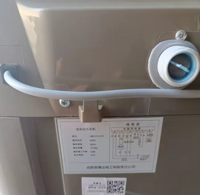 Tidesmit 12kg fully automatic wave wheel washing machine with blue light anti-winding and integrated stripping feature