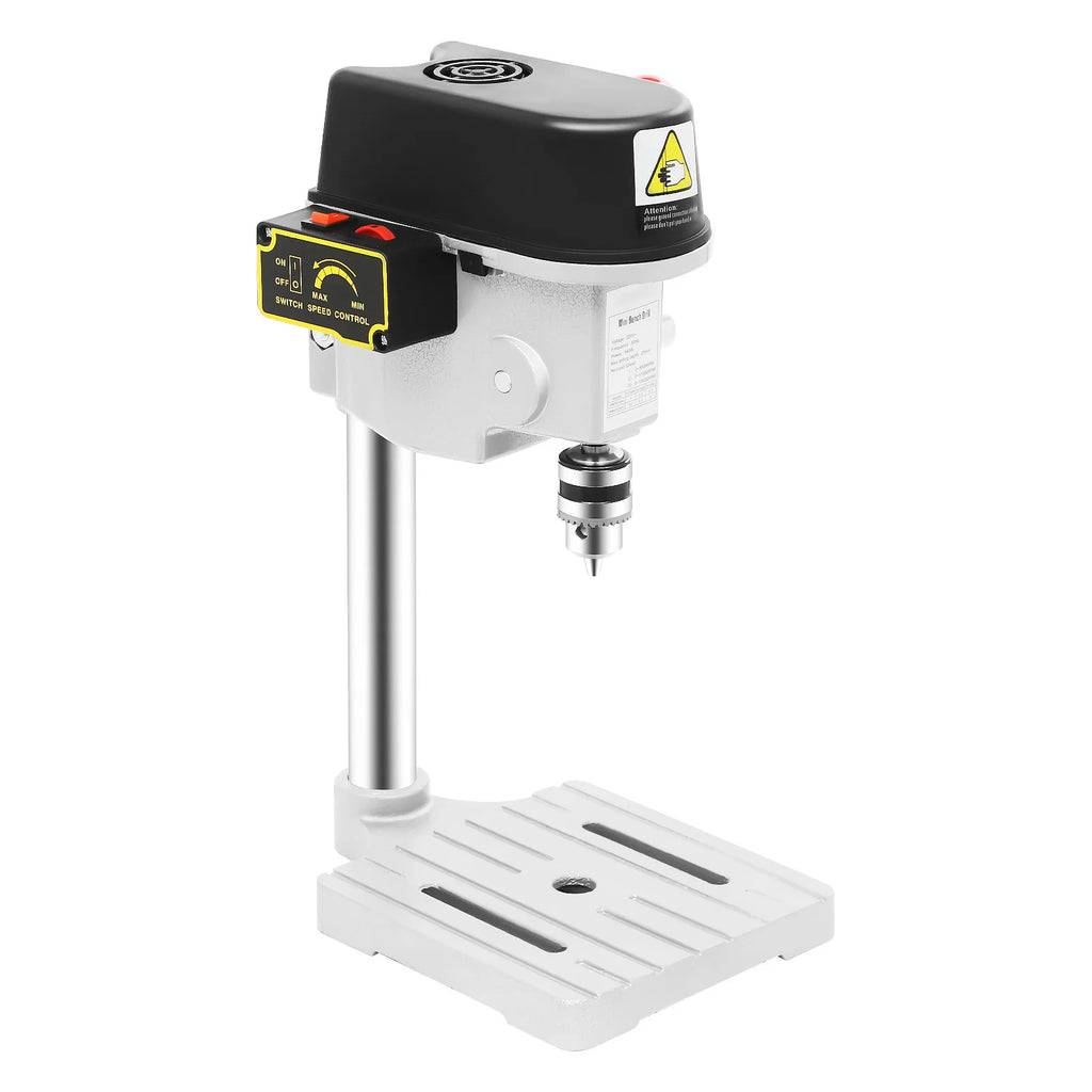 340W Mini Bench Drill Press Adjustable Speed Bench Drill Machine Portable Table Drilling Tool with High-Precision Drilling