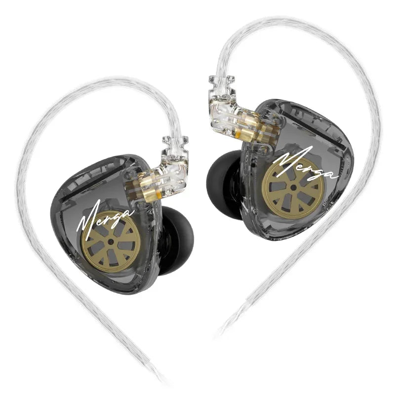 KZ Merga Bass Headphones HIFI noise-cancelling sports in-ear headphones New arrival! Merga NOMIC Cable Tidesmit