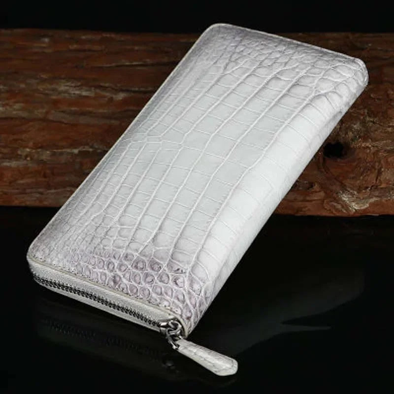 ourui Zipper male wallet Himalayan white long male handbags  men clutch bag