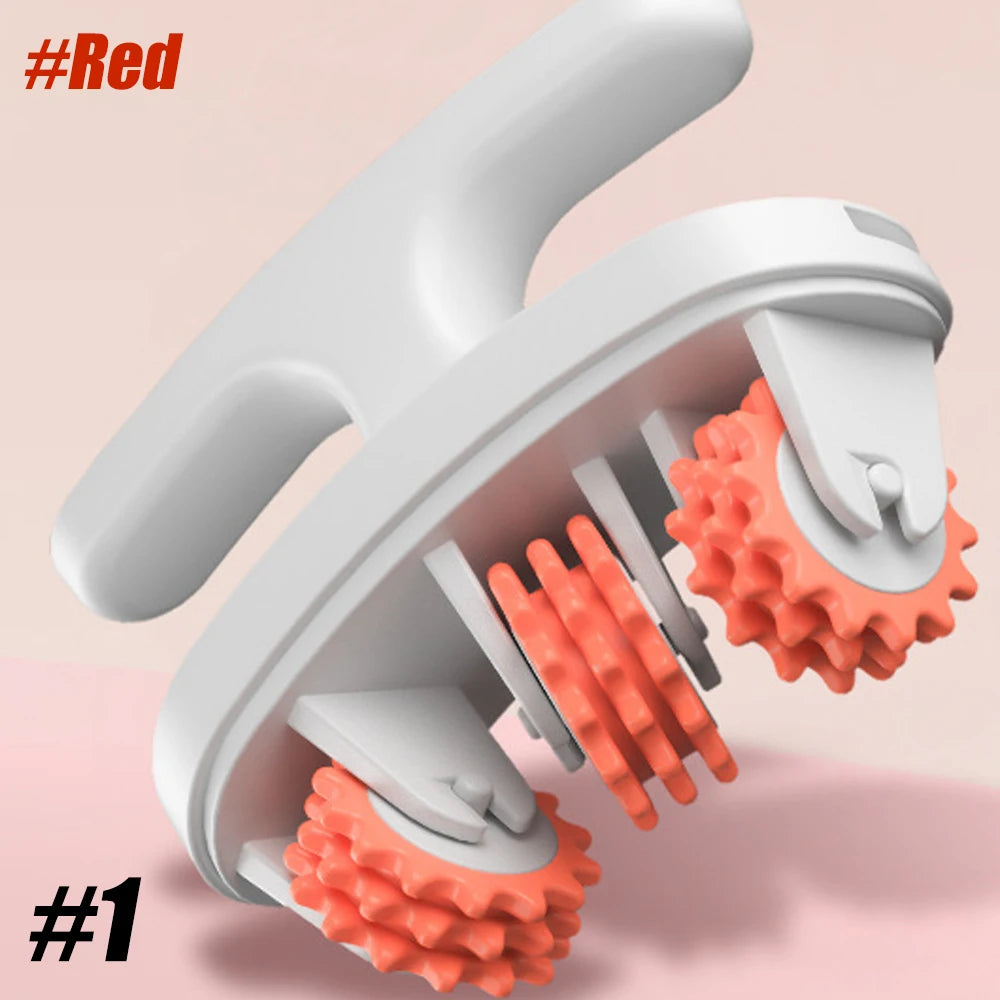 Anti Cellulite Massager Roller | Deep Tissue Fascia Tool with Heat Therapy Body Shaping Massage Equipment 1-Red China