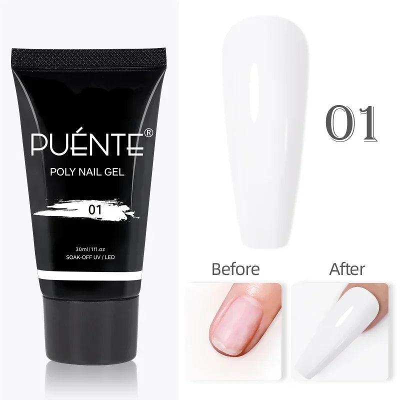 3D Sculpture Gel Nail Polish 15ml - Professional Soak Off Formula Permanent Makeup Machines poly nail gel 01 Tidesmit