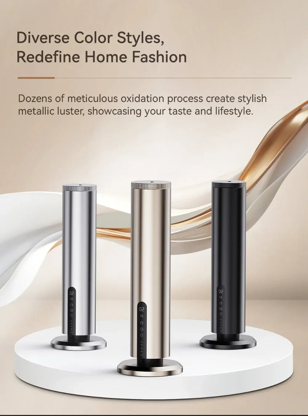 Waterless Intelligent  Essential Oil Diffuser  APP Control Hotel Aroma Diffuser Coverage 300m³ Smart Scent Machine for Home