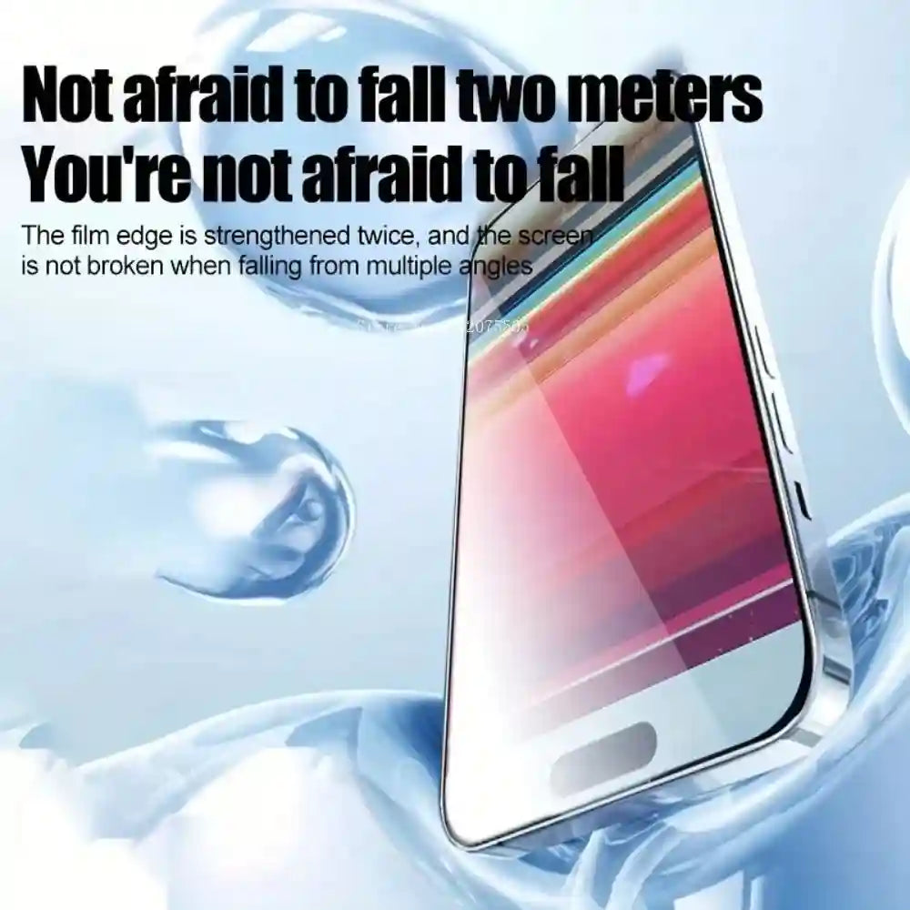 iPhone Screen Protector Hydrogel Film - 2 Pack Case-Friendly AE Tidesmit