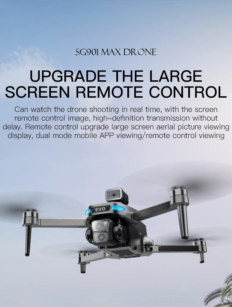 4K GPS Drone with HD Camera - Foldable Obstacle Avoidance Tech Tidesmit