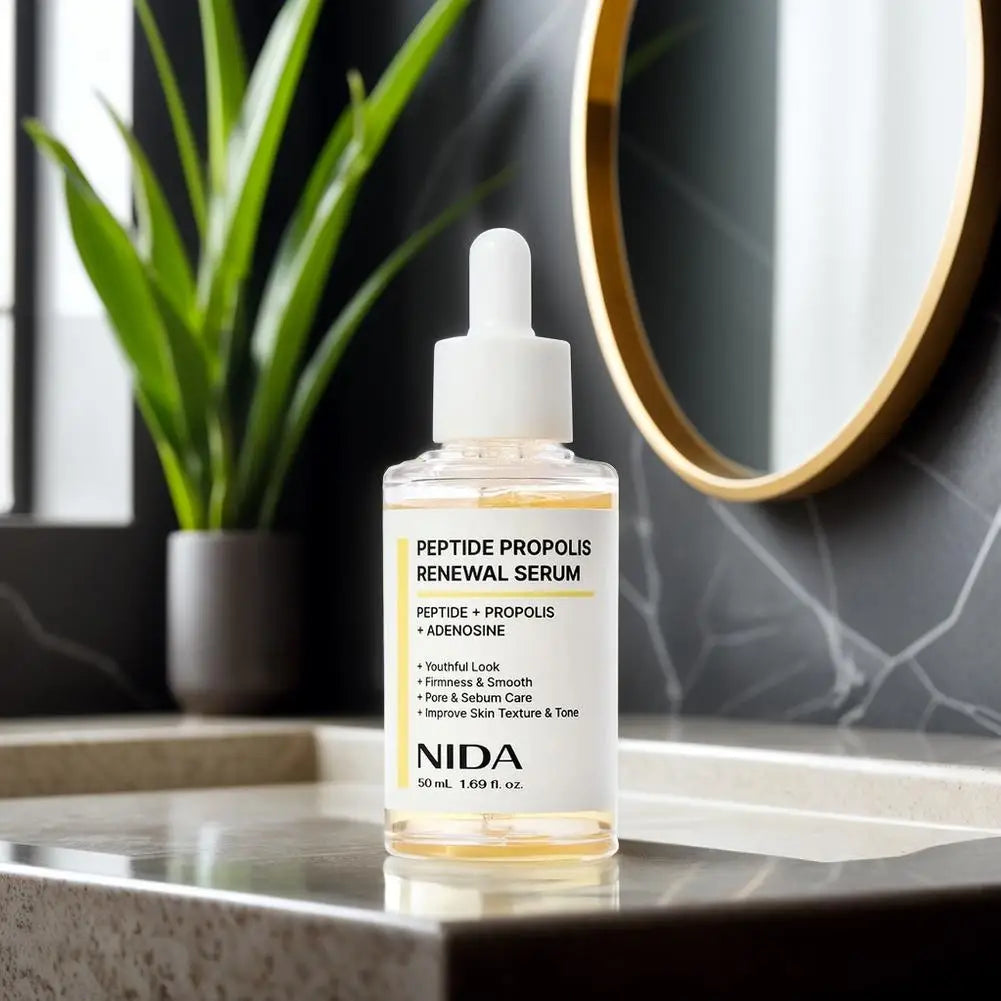 NIDA Propolis Peptide Facial Serum Nourishing Moisturizing Serum Face Original Skin Care Rejuvenation Firming&Smoothing Cream