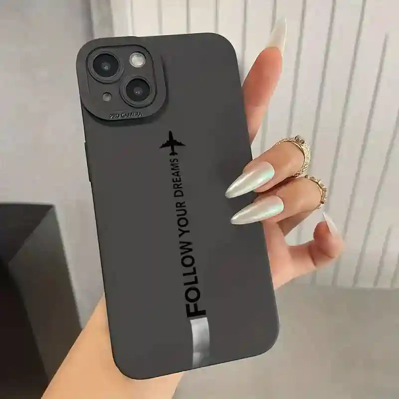 Airplane Route Phone Case | Shock-Absorbing Travel Cover for iPhone Tidesmit