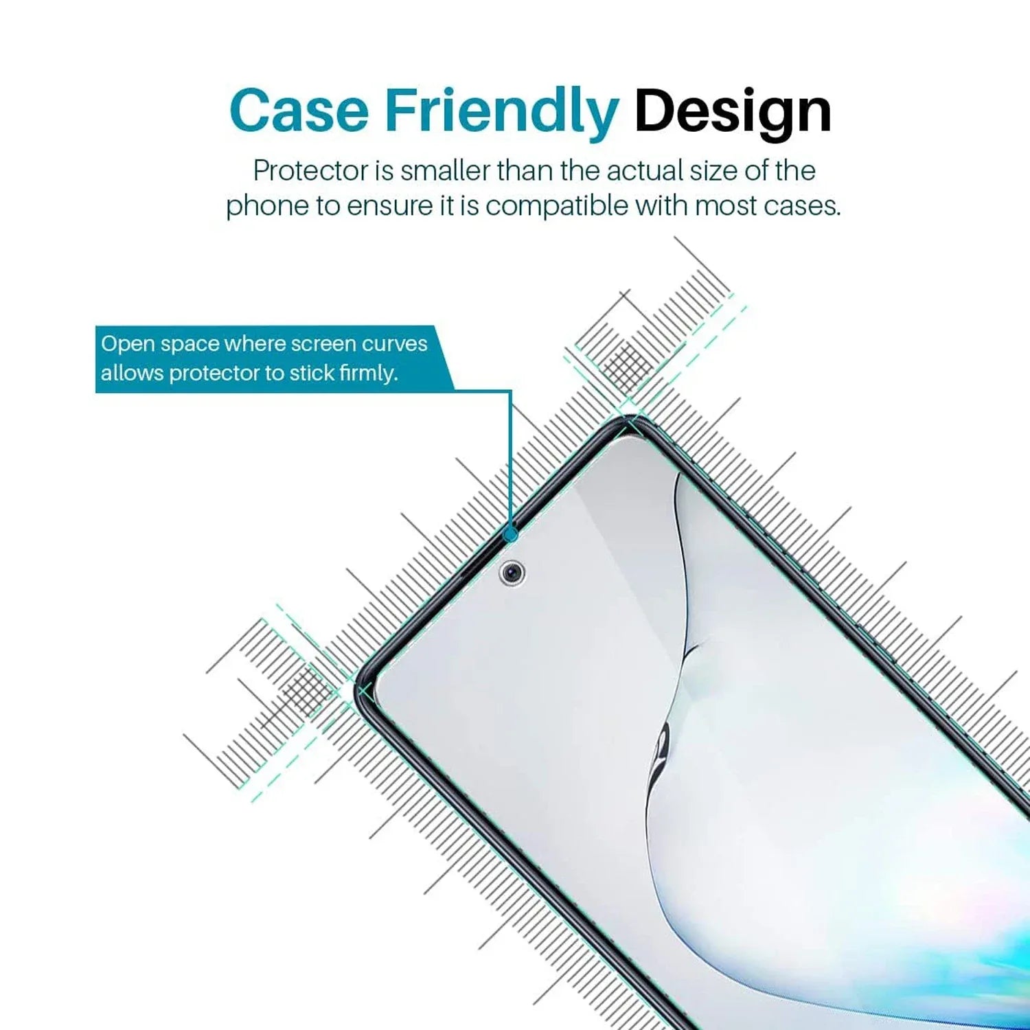 Samsung Galaxy Note 10 Lite Tempered Glass Screen Protector - 9H Hardness Tidesmit