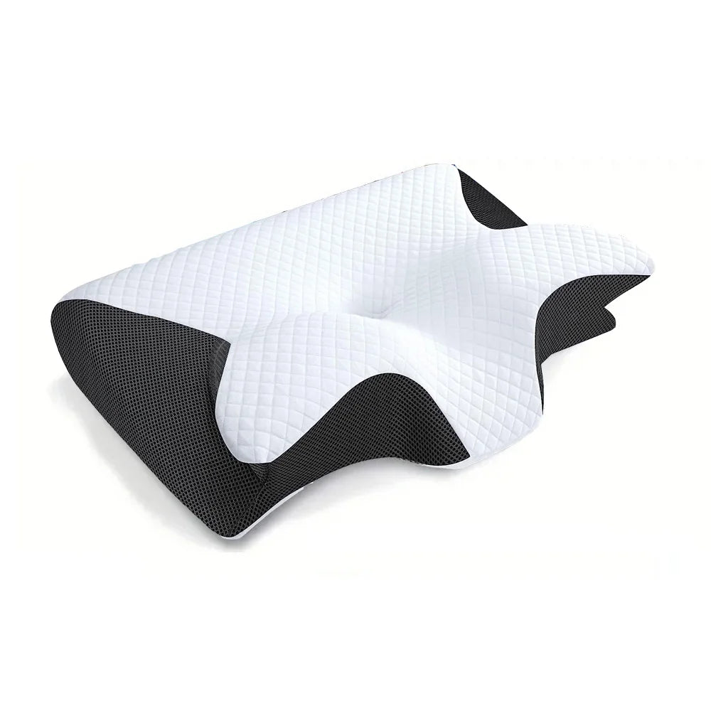 Memory Foam Neck Pillow: Ergonomic Cervical Support for Sleep Massage Cushion Tidesmit