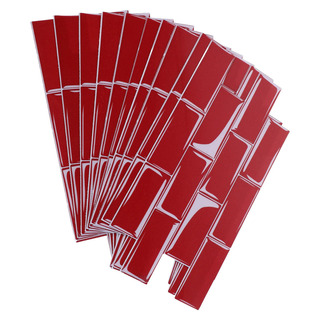 10Pcs Sleek Minimalist Peel and Stick Tile Stickers for Kitchen Backsplash Waterproof Oil Resistant PVC Wall Decals Decor