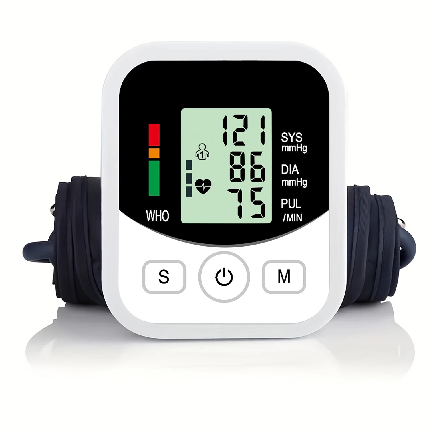 Medical Pulse BP Monitor Digitlal Tonometer Heart Rate Health Armband Automatic Blood Pressure Meter