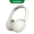 Wireless Over-Ear Headphones with 80H Playtime and Noise Cancellation Light Gray Tidesmit