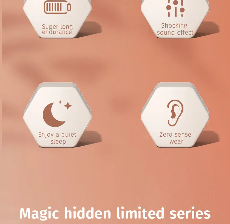 Tidesmit Wireless Sleep Earbuds - Compact Active Noise Cancelling TWS Tidesmit