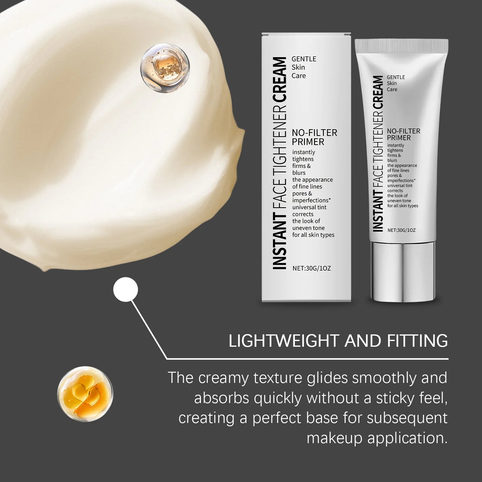 Tidesmit face primer makeup base for firming hydrating and smoothing fine lines with tone correction