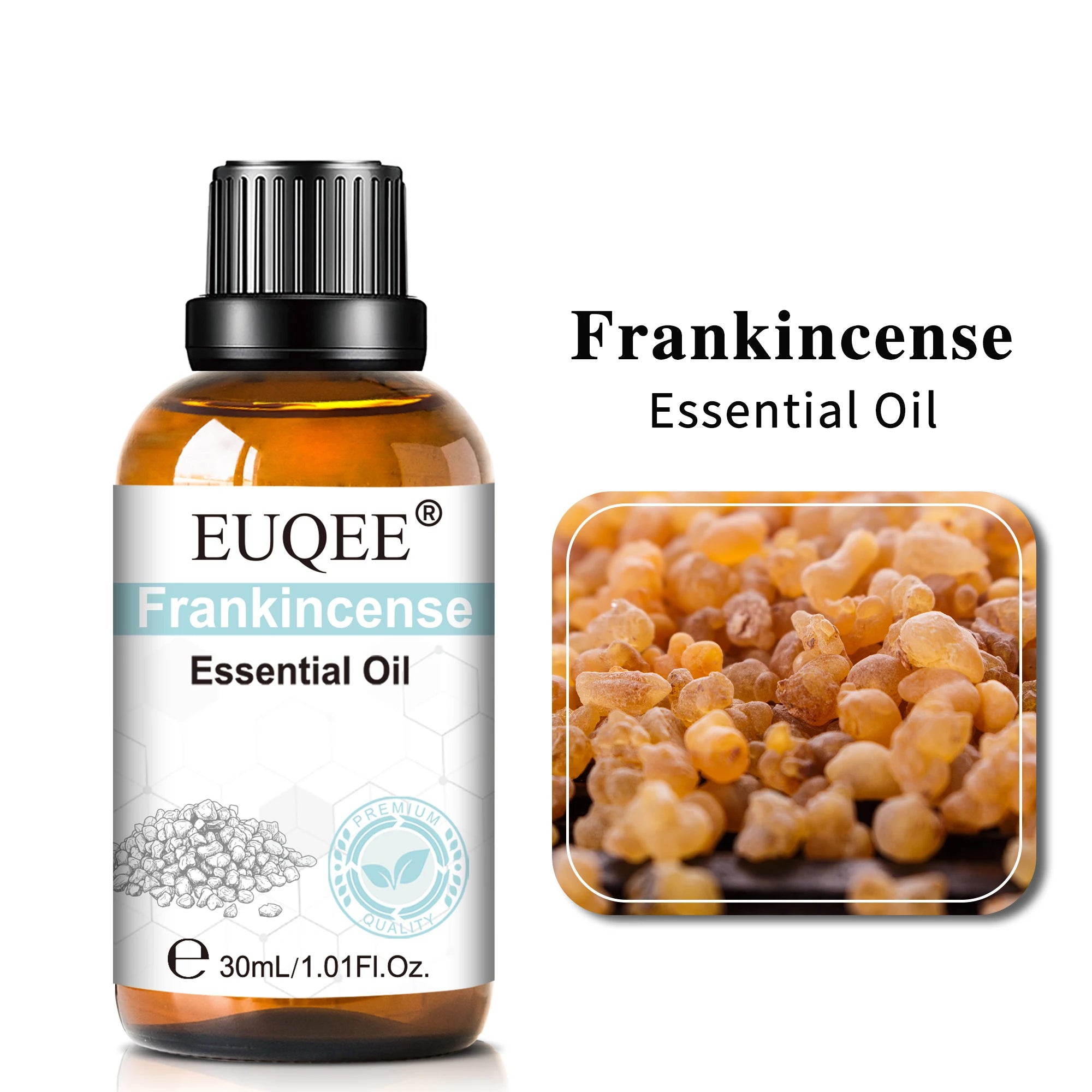 EUQEE 30ml Lavender Aromatherapy Essential Oil Sandalwood Eucalyptus Peppermint Citronella Vanilla Cinnamon Reed Diffuser Oils