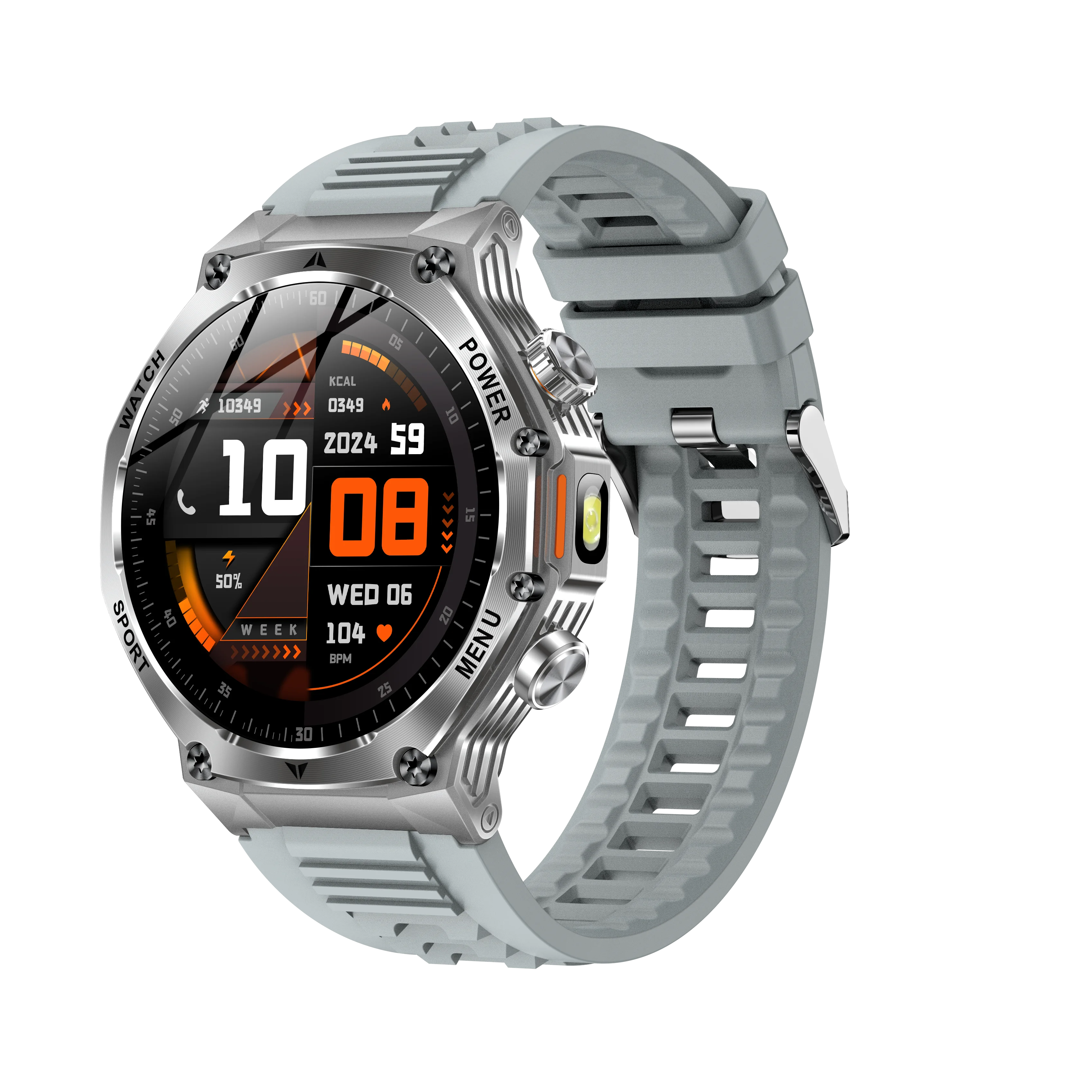 YLL-AK82 Outdoor Sport for Smart Watch Fitness Tracker Sleep Tracker IP67 Waterproof AMOLED Screen Heart Rate Monitor