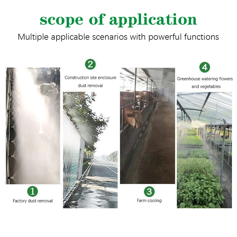 5-20m Garden Watering System Automatic Irrigation Spray Sprinkler System Garden Potted Irrigation Kit Spray Cooling Kit